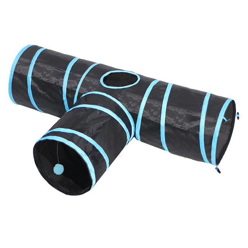 Pet Foldable Tunnel Climbing Play Toy