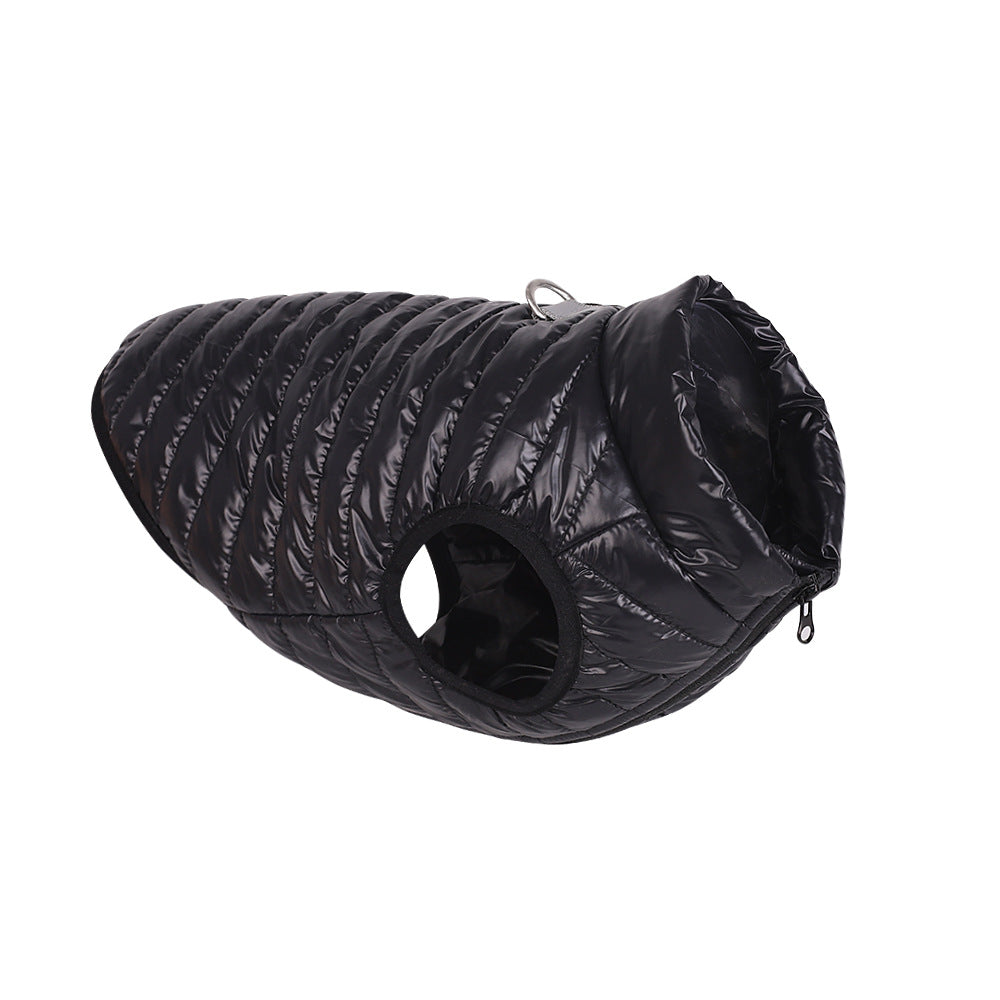 Pet Nylon Zipper Jacket Autumn Winter Warm Clothing Apparel