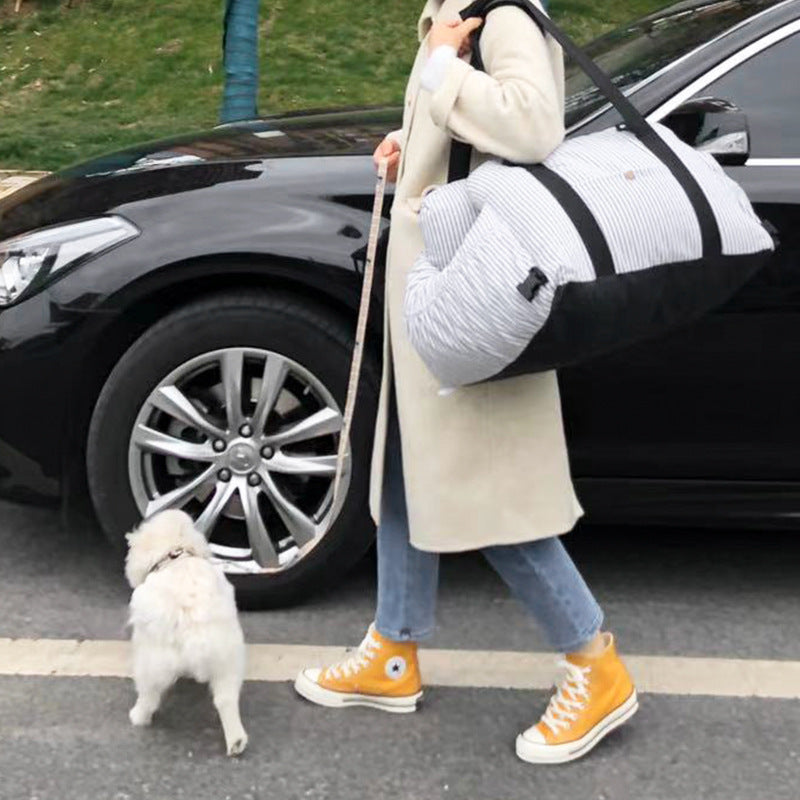 Pet Travel Safety Car Carrier Secure Transport Bag