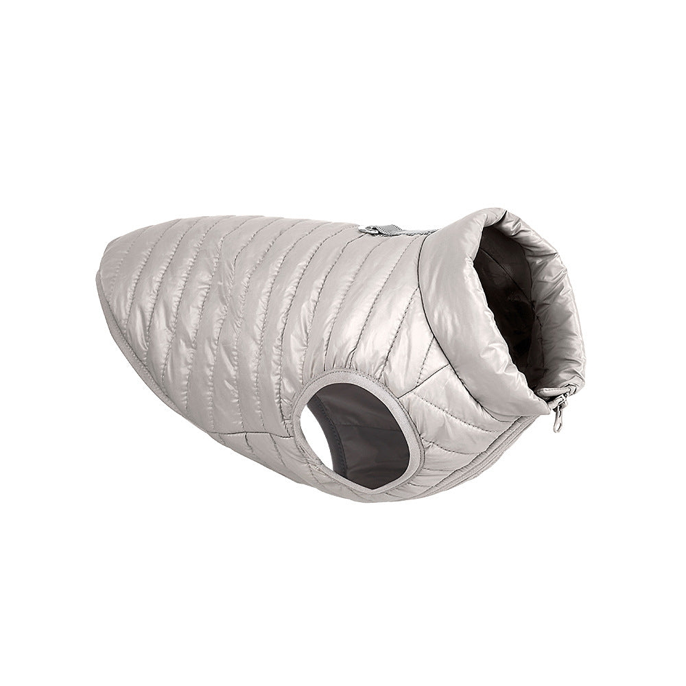 Pet Nylon Zipper Jacket Autumn Winter Warm Clothing Apparel