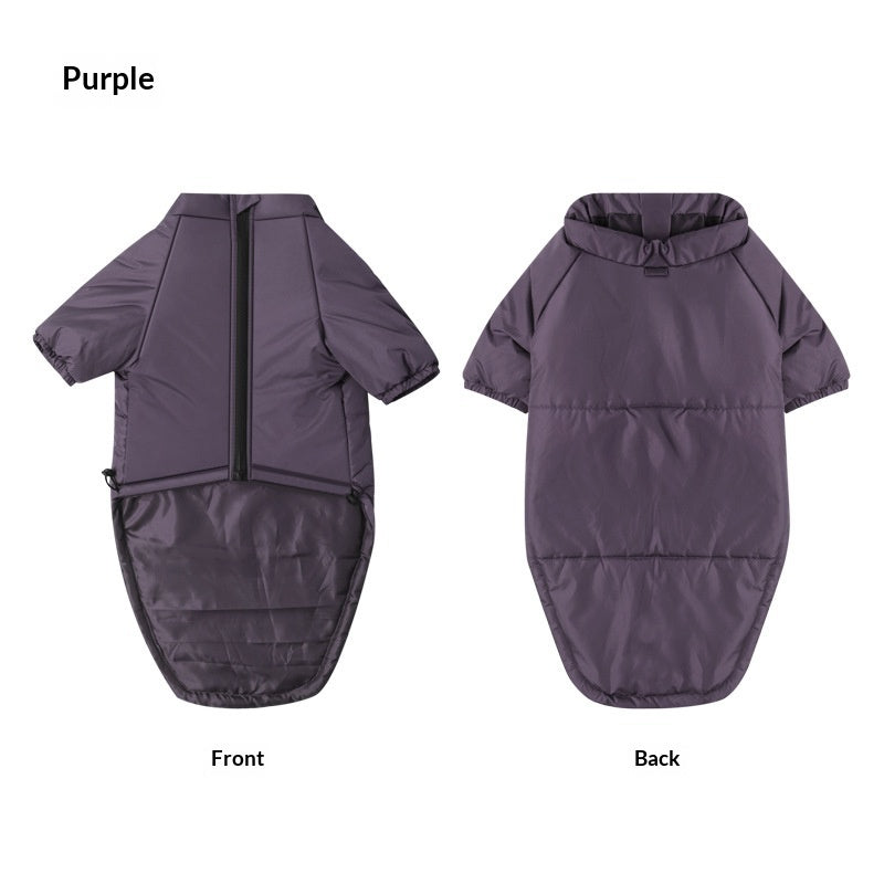 Pet Cotton Two Leg Jacket Comfortable Warm Clothing Apparel