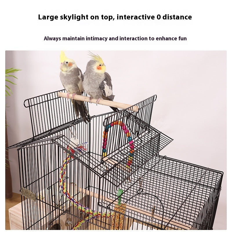 Super Large Luxury Pet Bird Cage Villa Style Breeding Enclosure