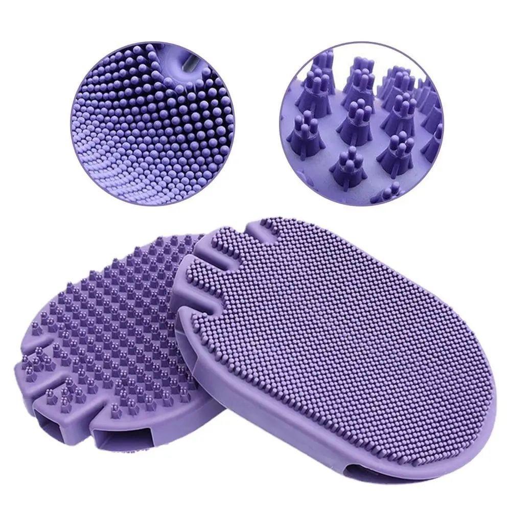 Pet Massage Shampoo Grooming Brush Soft Bristle Cleaning Tool