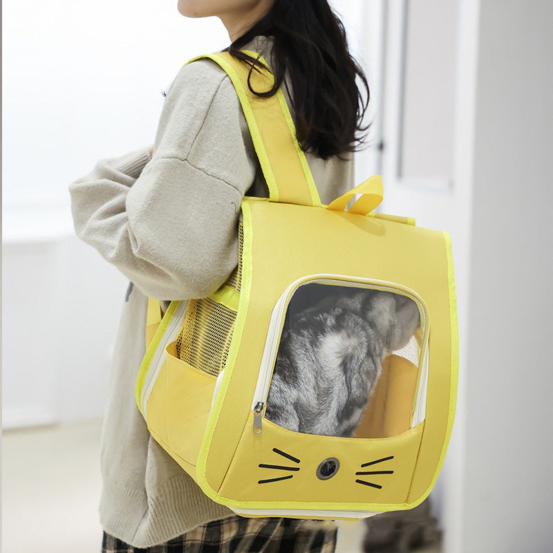 Breathable Portable Pet Backpack Carrier Travel Bag