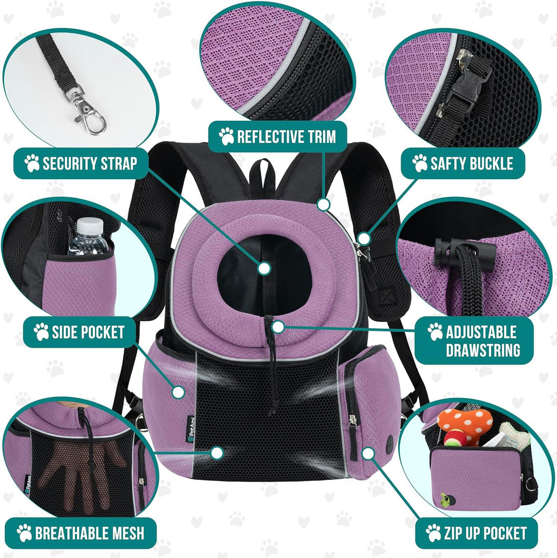 Portable Breathable Pet Travel Backpack Carrier Bag