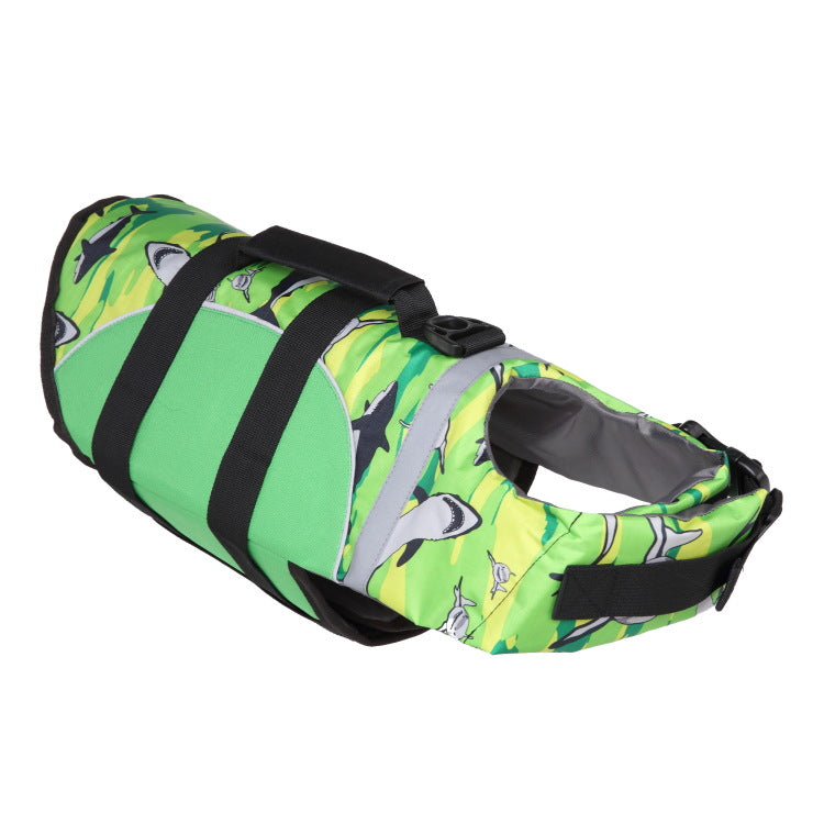 Pet Mermaid Shark Swimming Life Vest Adjustable Safety Jacket