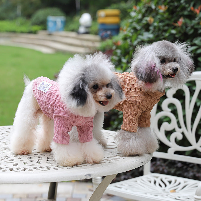 Warm Comfortable Pet Sweater Winter Clothing Apparel