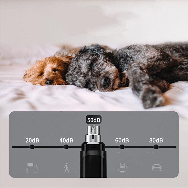 High Power Electric Automatic Pet Nail Trimmer USB Charging