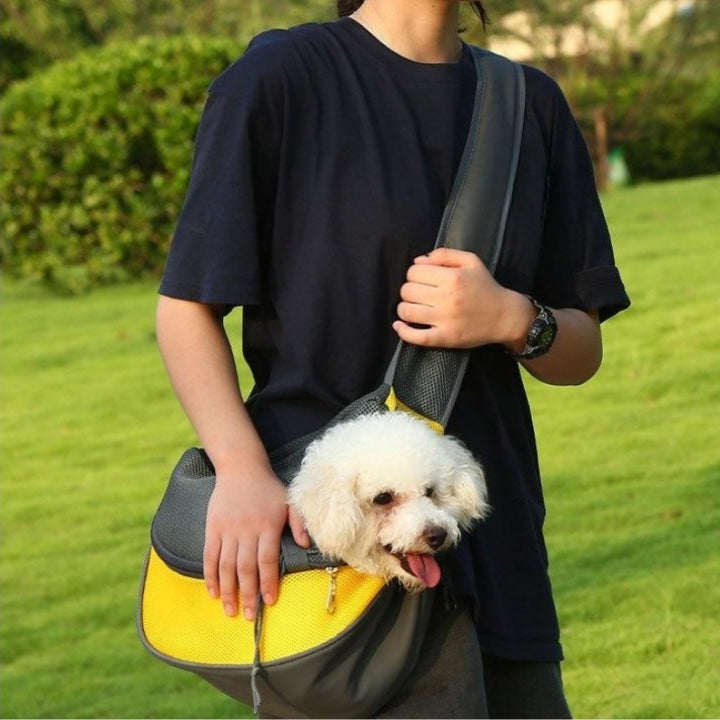 Mesh Oxford Pet Travel Shoulder Carrier Handbag Bag