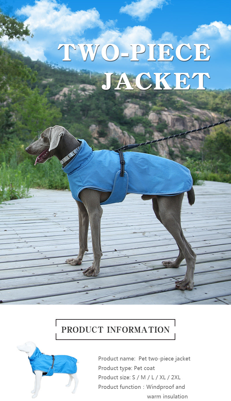 Winter Outdoor Pet Waterproof Shell Jacket Ski Suit