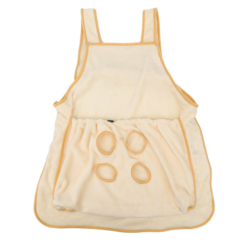 Pet Carrier Apron Hanging Chest Travel Bag Plush Sleeping Pouch