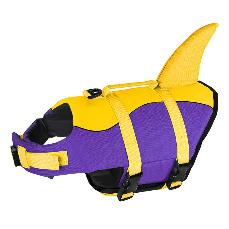 Pet Mermaid Shark Swimming Life Vest Adjustable Safety Jacket