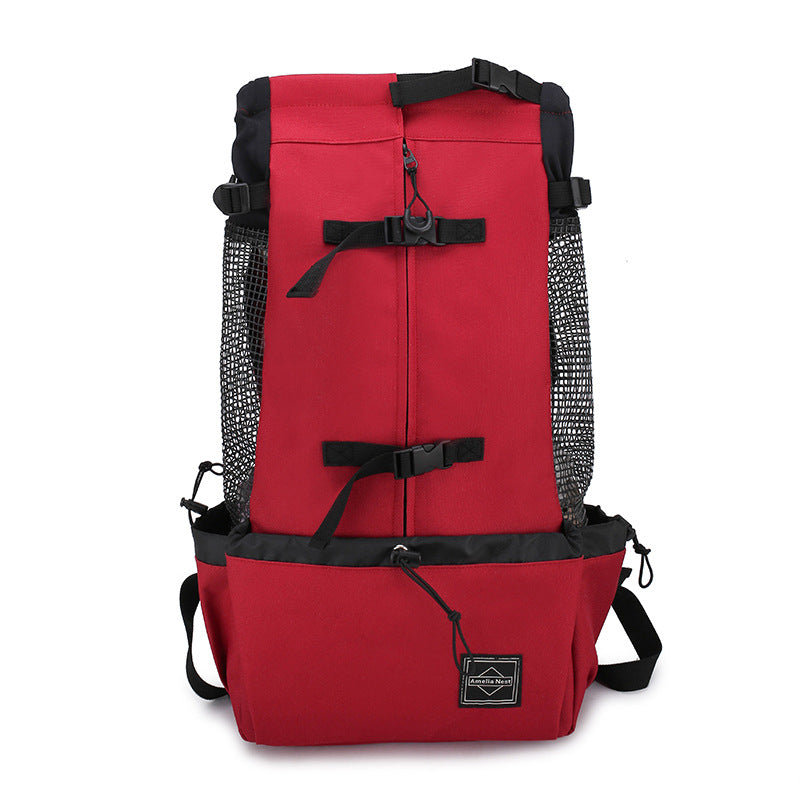 Double Shoulder Portable Pet Travel Backpack Carrier Bag