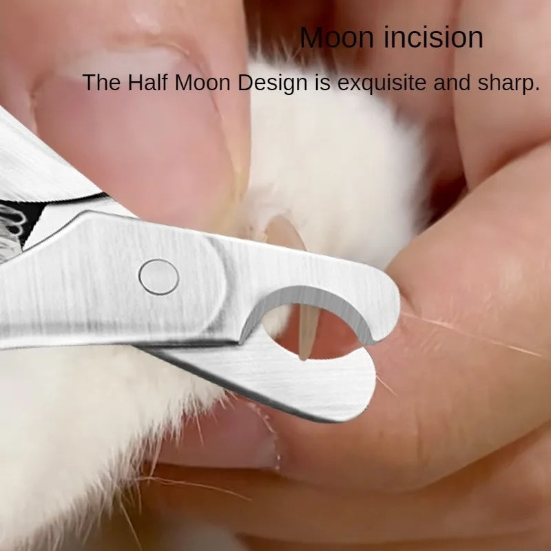 Professional Stainless Steel Pet Nail Clipper Safety Grooming Tool