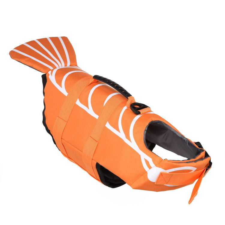 Pet Mermaid Shark Swimming Life Vest Adjustable Safety Jacket