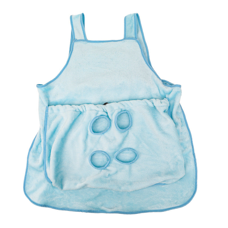 Pet Carrier Apron Hanging Chest Travel Bag Plush Sleeping Pouch