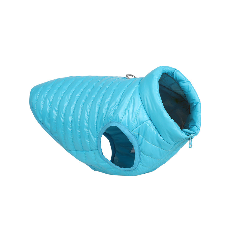 Pet Nylon Zipper Jacket Autumn Winter Warm Clothing Apparel