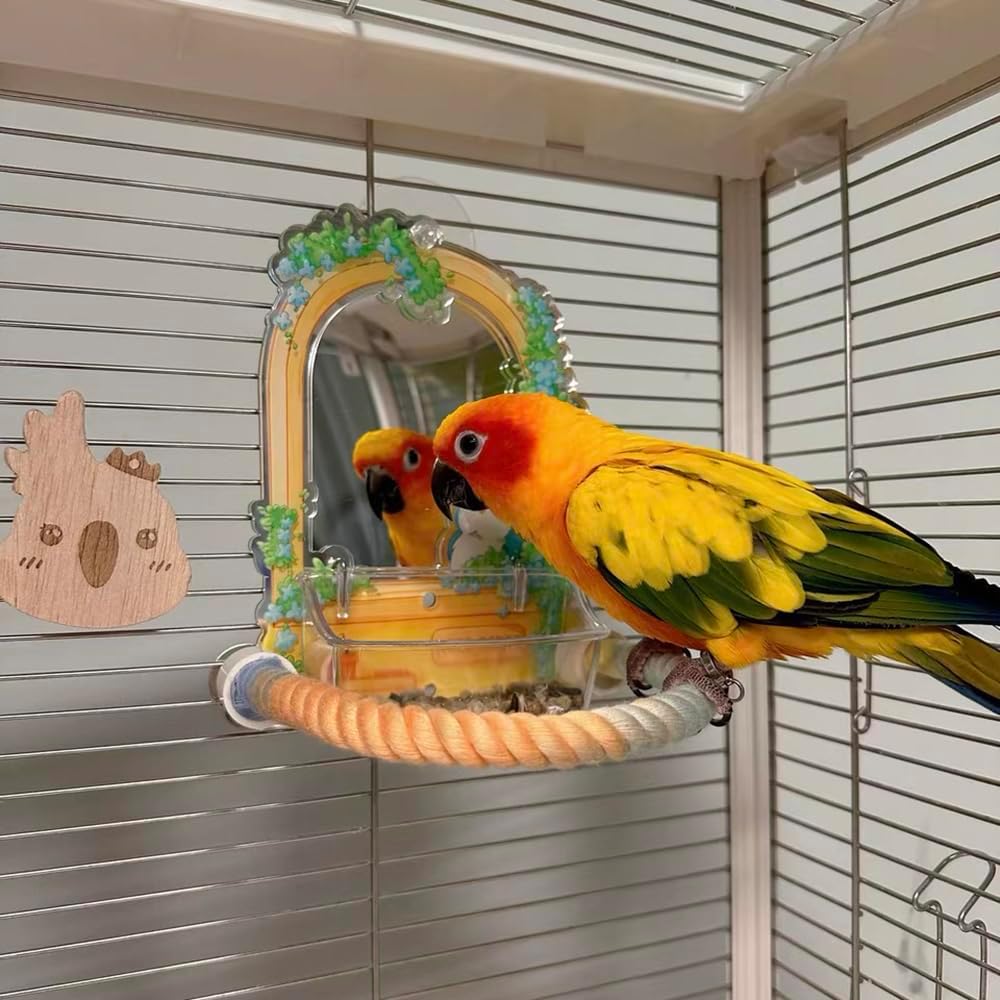 Colorful Bendable Bird Rope Perch Cage Accessory