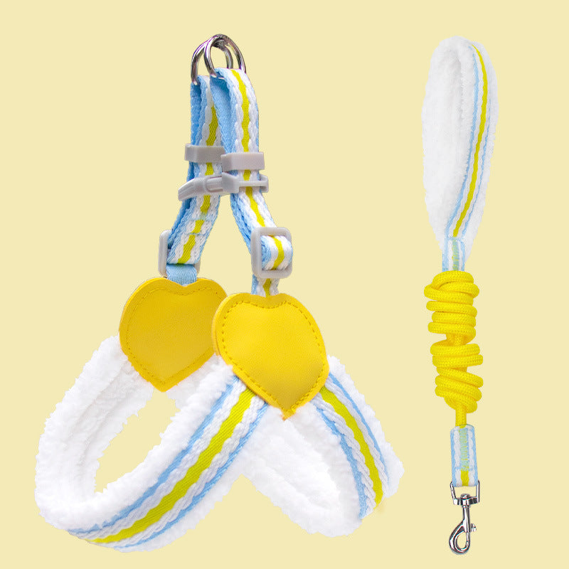 Pet Breathable Chest Vest Walking Leash Harness Strap