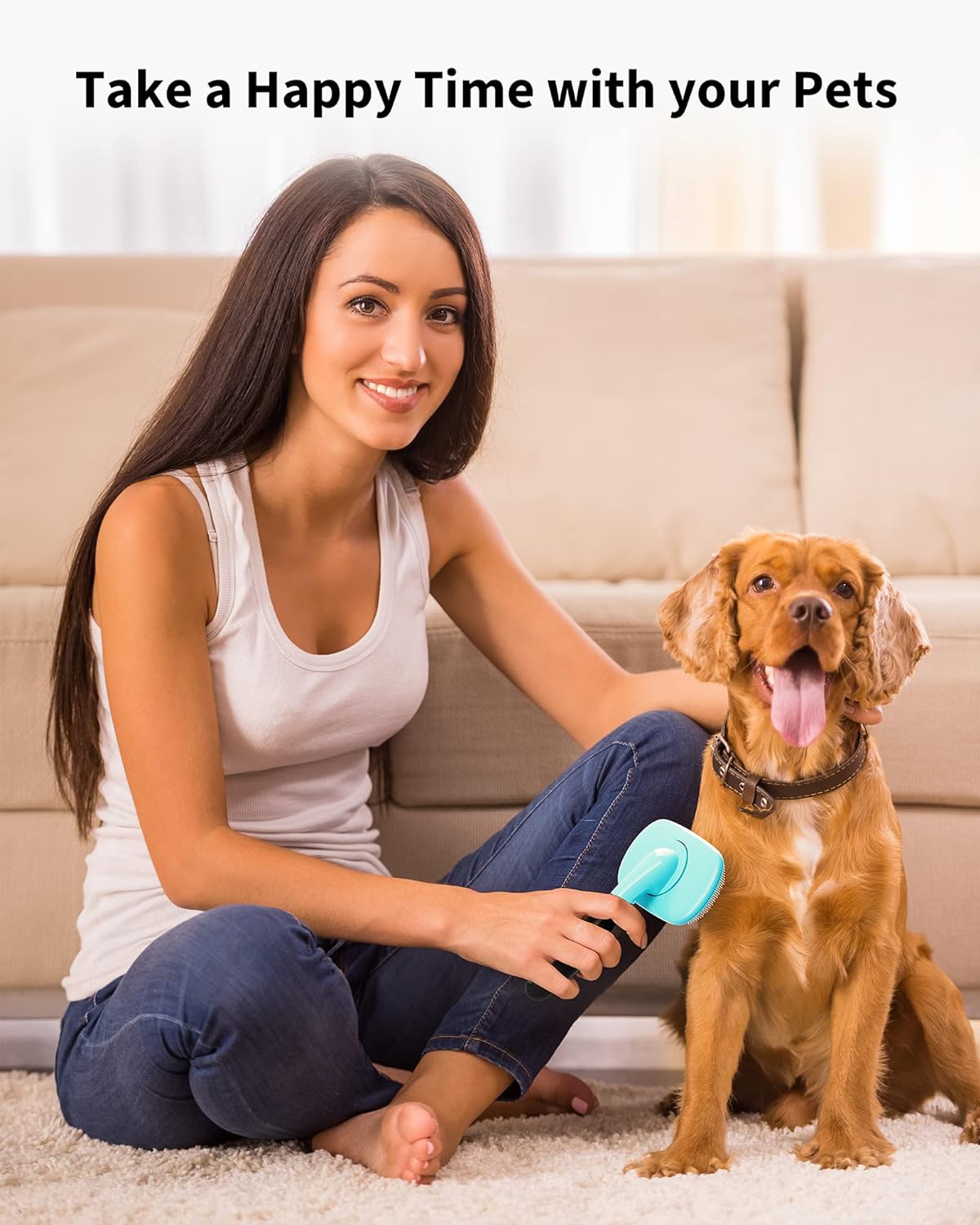 Pet Grooming Shedding Brush Cleaning Tool Set