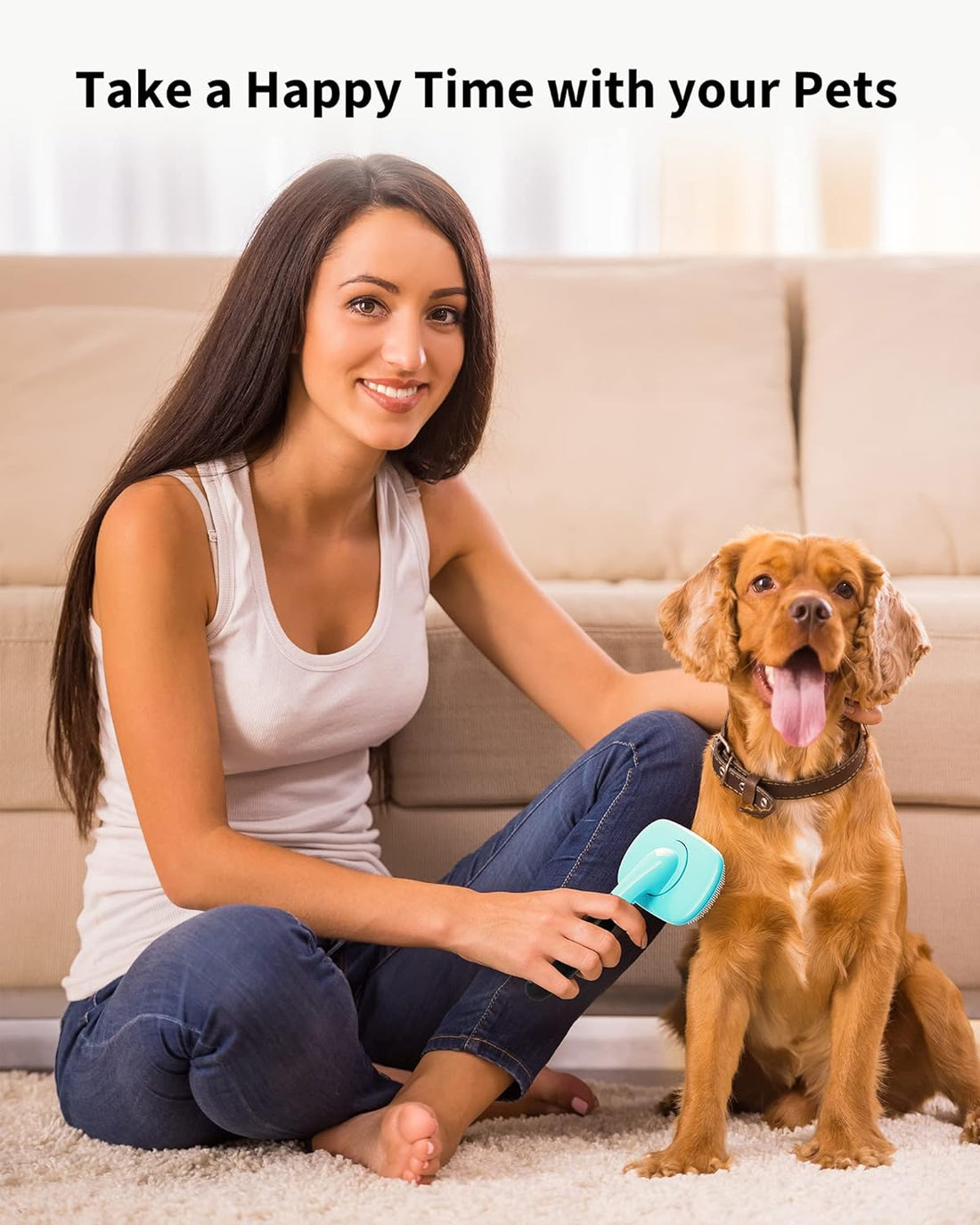 Pet Grooming Shedding Brush Cleaning Tool Set
