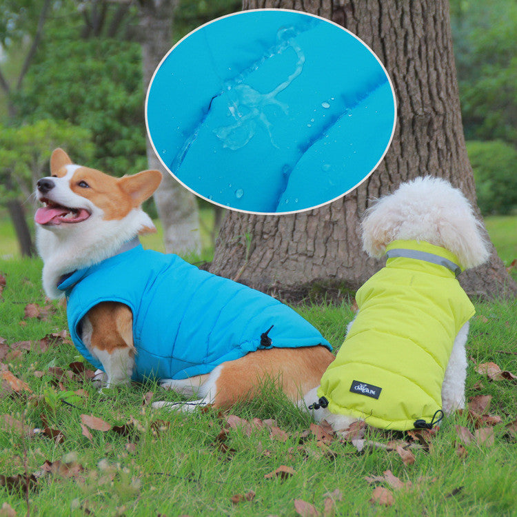 Thickened Waterproof Reflective Outdoor Pet Jacket Coat