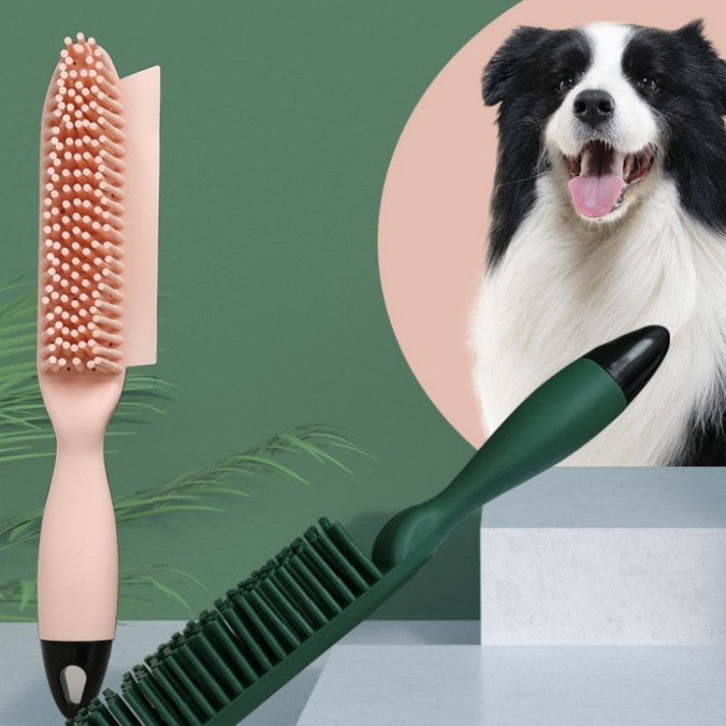 Pet Hair Remover Massage Grooming Brush Comb Cleaning Tool
