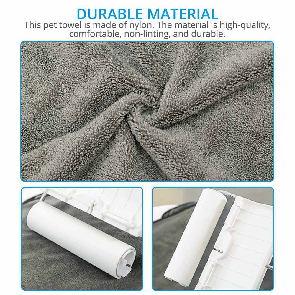 Pet Super Absorbent Bathrobe Bath Towel