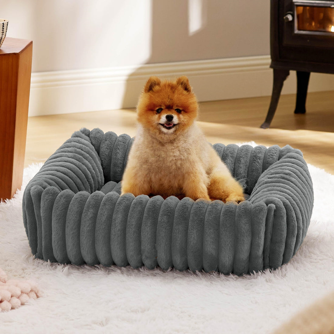Pet All Season Plush Bed Warm Comfortable Sleeping House