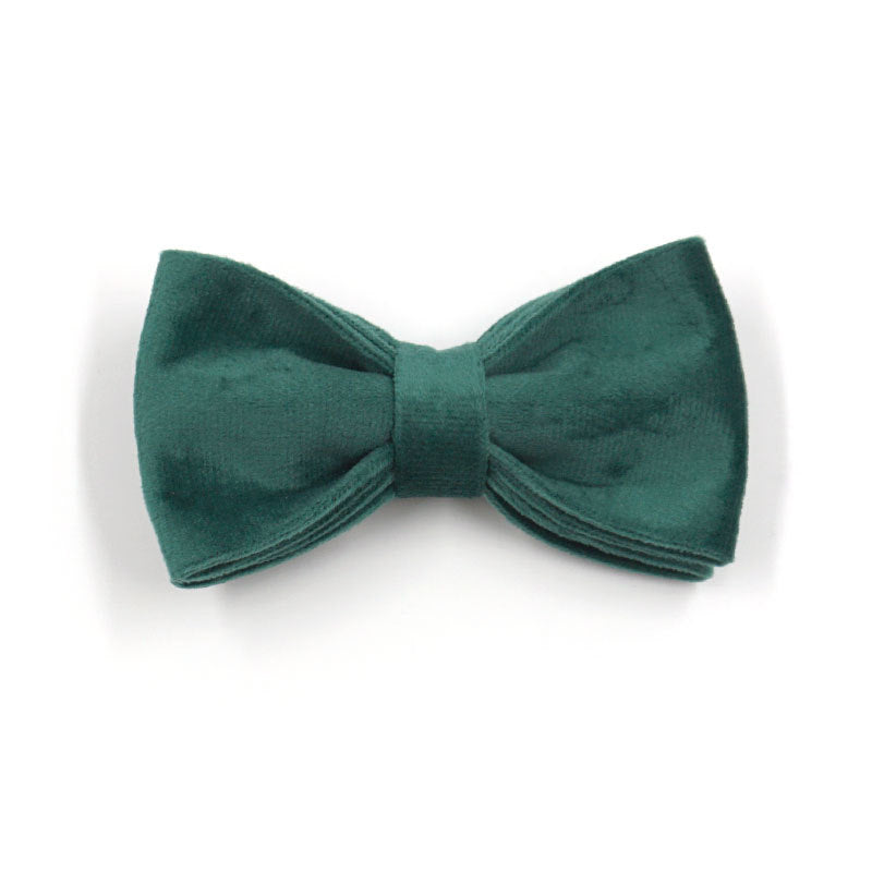 Green Velvet Pet Durable Adjustable Collar Leash Set