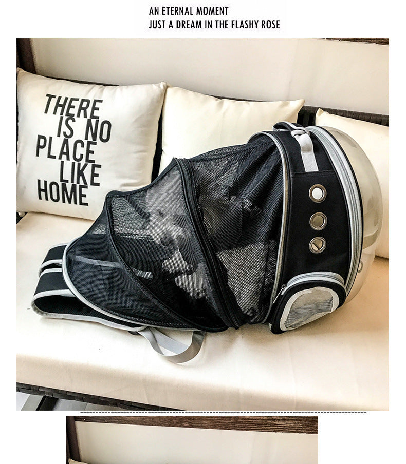 Pet Portable Space Capsule Backpack Carrier Bubble Travel Bag