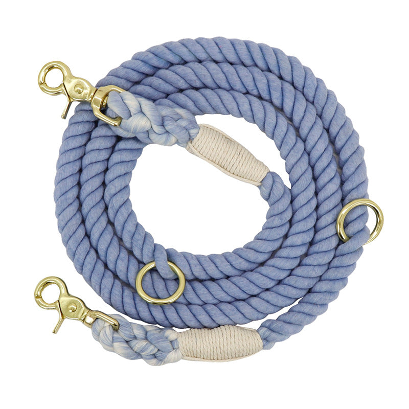 Multi Color Cotton Pet Long Durable Control Leash