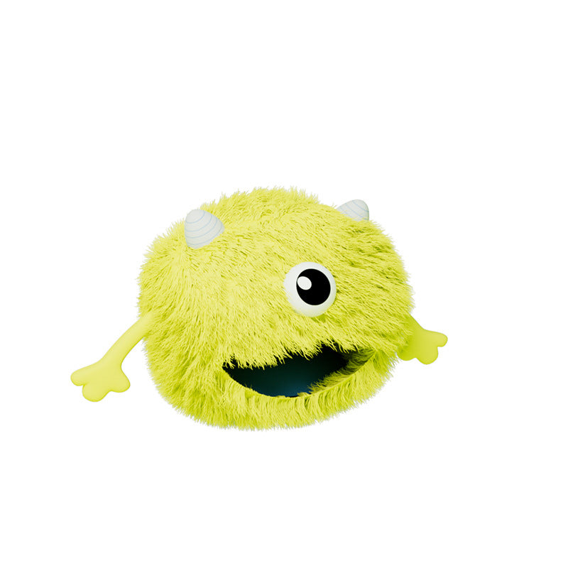 Pet Calming Fluffy Round Bed Washable Soft Plush Cushion