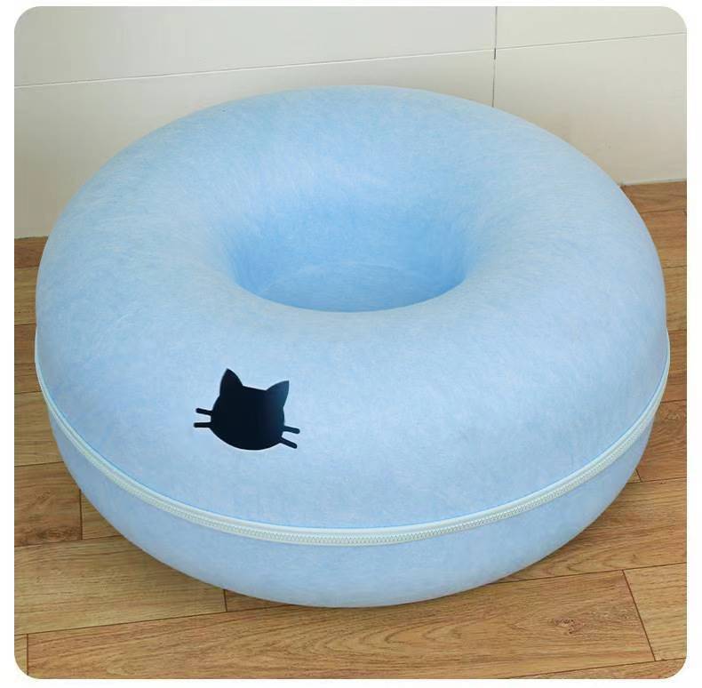 Pet Round Tunnel Bed Comfortable Cat Nest Sleeping Mat
