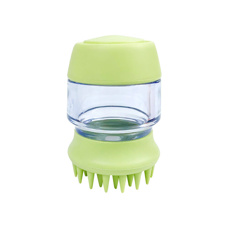 Pet Silicone Bath Grooming Massage Shampoo Dispenser Brush Tool