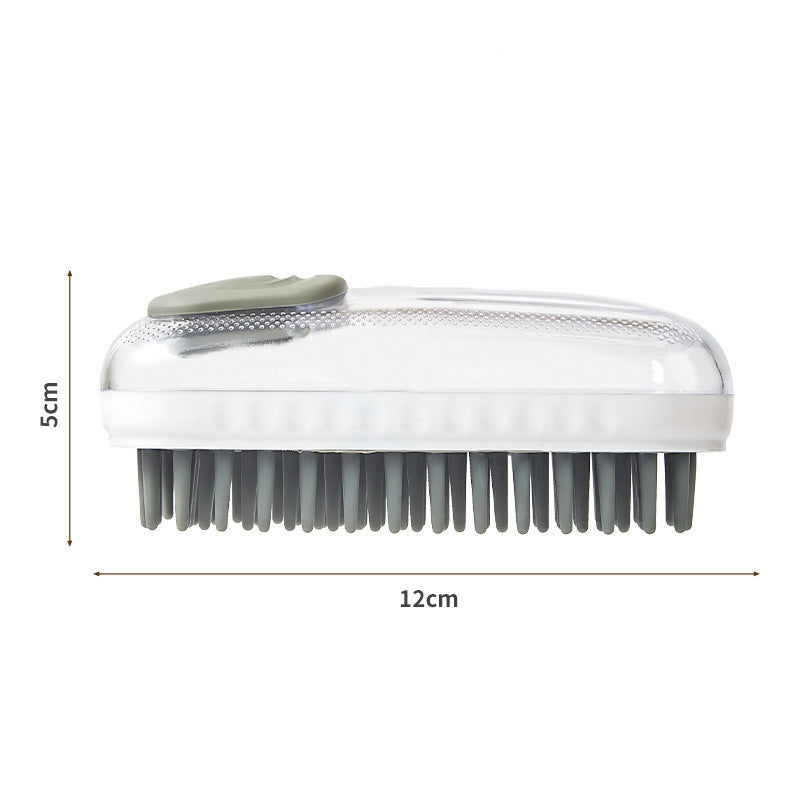 Pet Silicone Bath Massage Cleaning Brush
