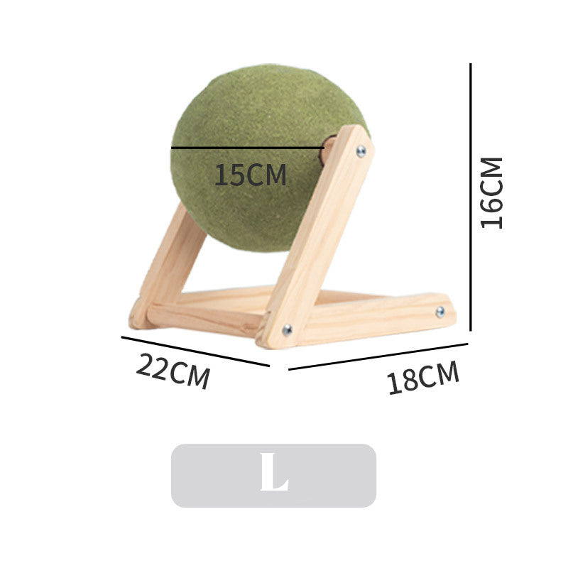 Pet Catnip Ball Toy With Holder Safe Indoor Exercise Toy