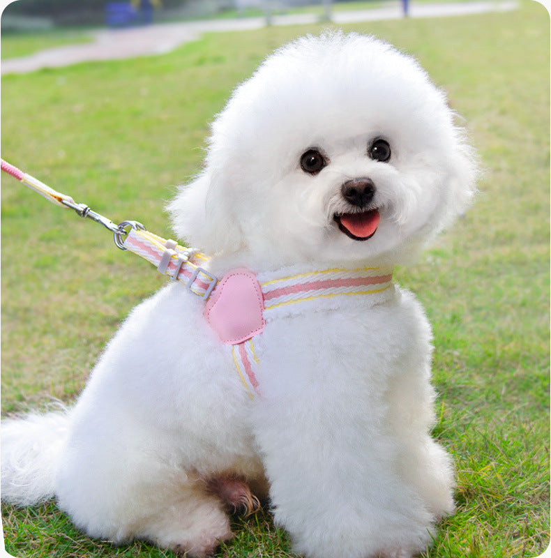 Pet Breathable Chest Vest Walking Leash Harness Strap