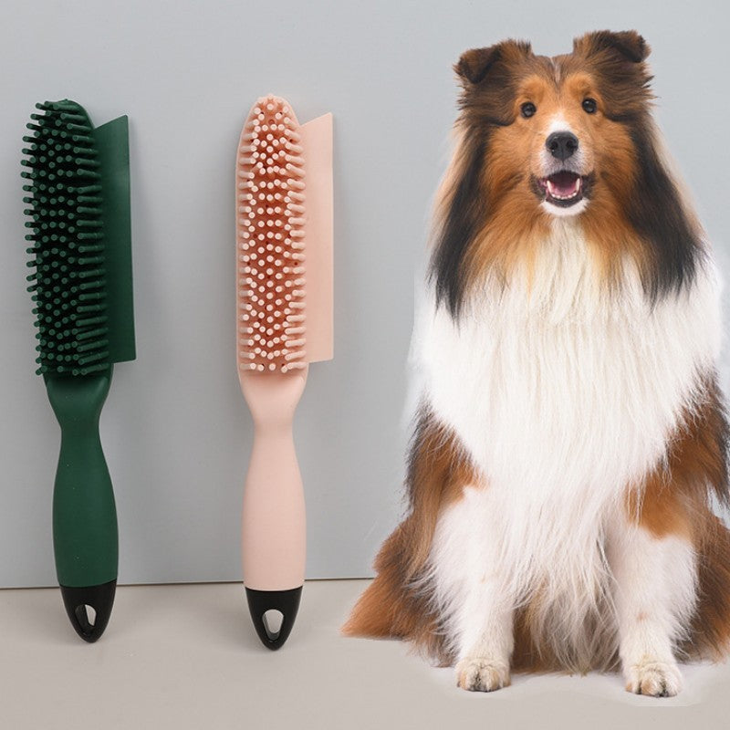 Pet Hair Remover Massage Grooming Brush Comb Cleaning Tool