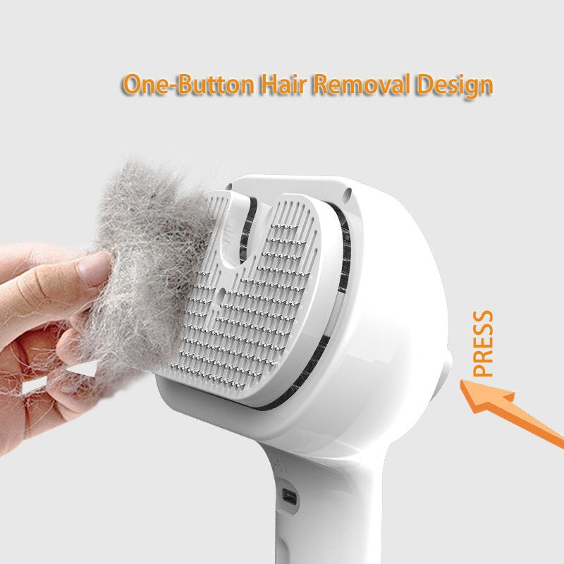 Self Cleaning Pet Grooming Dematting Mist Comb Brush Tool