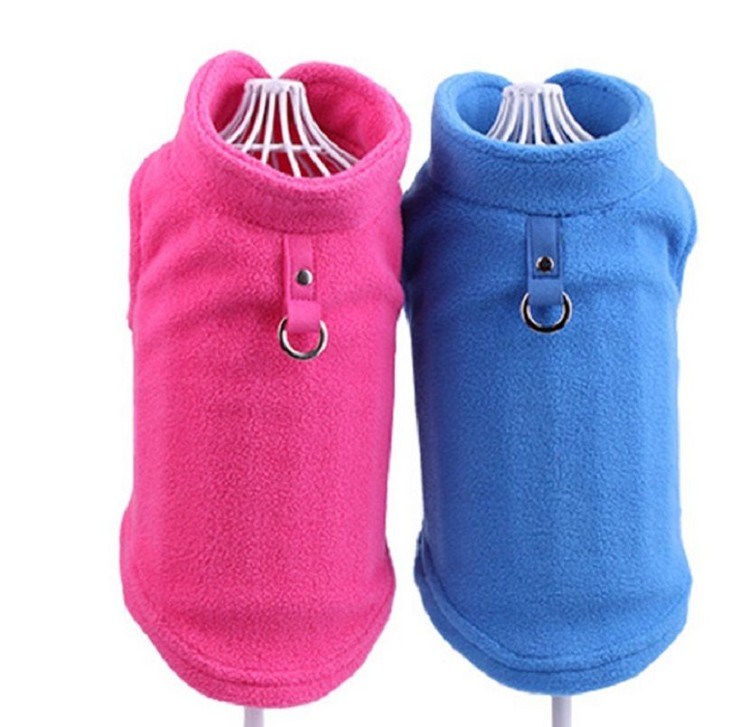 Fleece Pet Clothes Warm Coat Jacket Vest Apparel