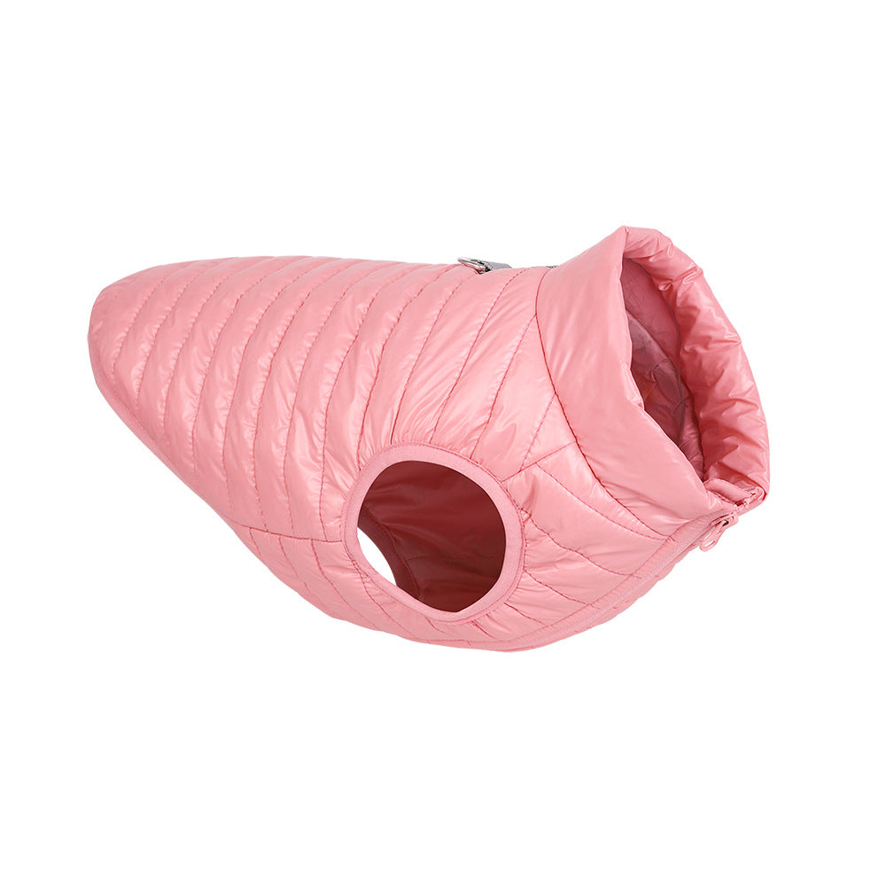 Pet Nylon Zipper Jacket Autumn Winter Warm Clothing Apparel