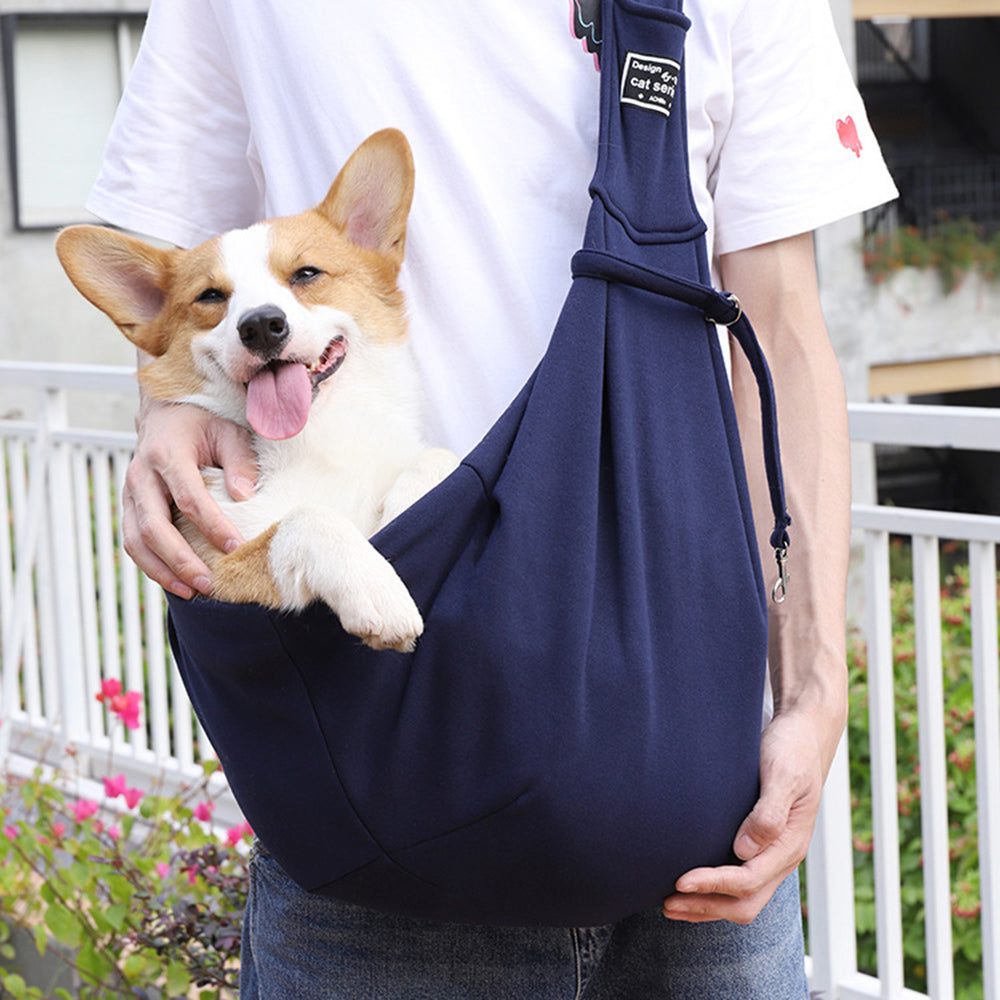 Portable Cotton Pet Travel Carrier Shoulder Sling Comfort Bag
