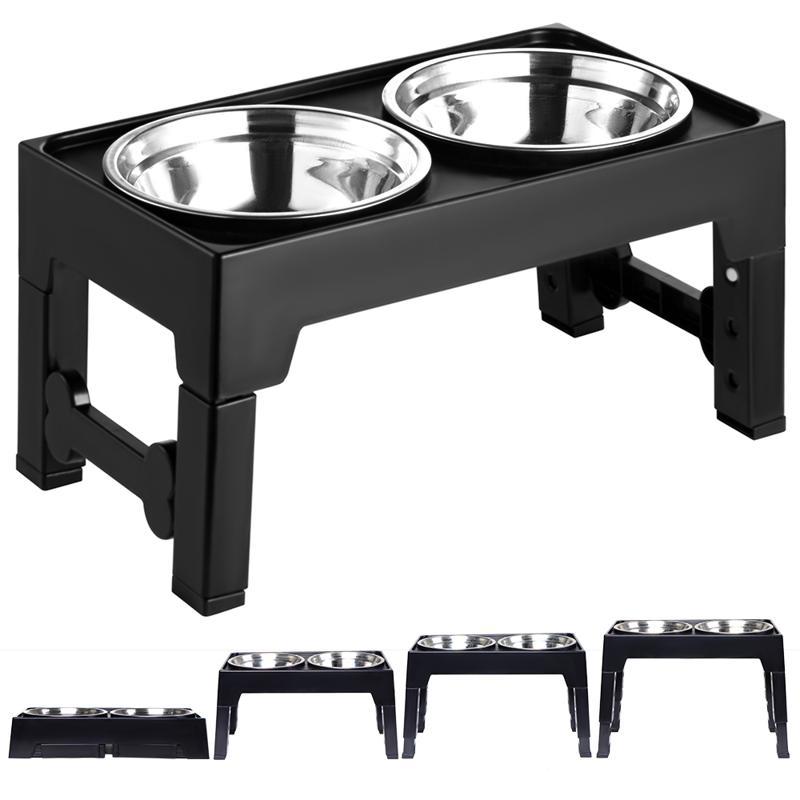 Pet Lifting Feeding Bowl Neck Support Anti Tumble Stand