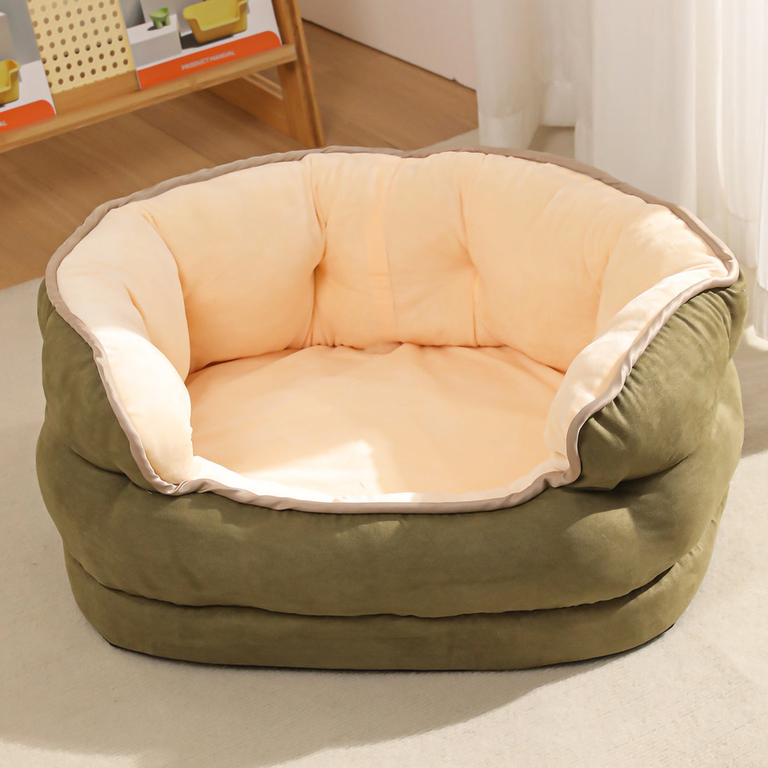 Pet Plush Sofa Bed Warm Thick Washable Mattress Kennel Supplies