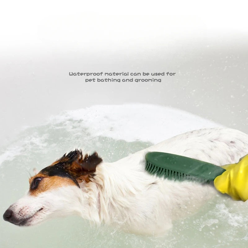 Pet Hair Remover Massage Grooming Brush Comb Cleaning Tool