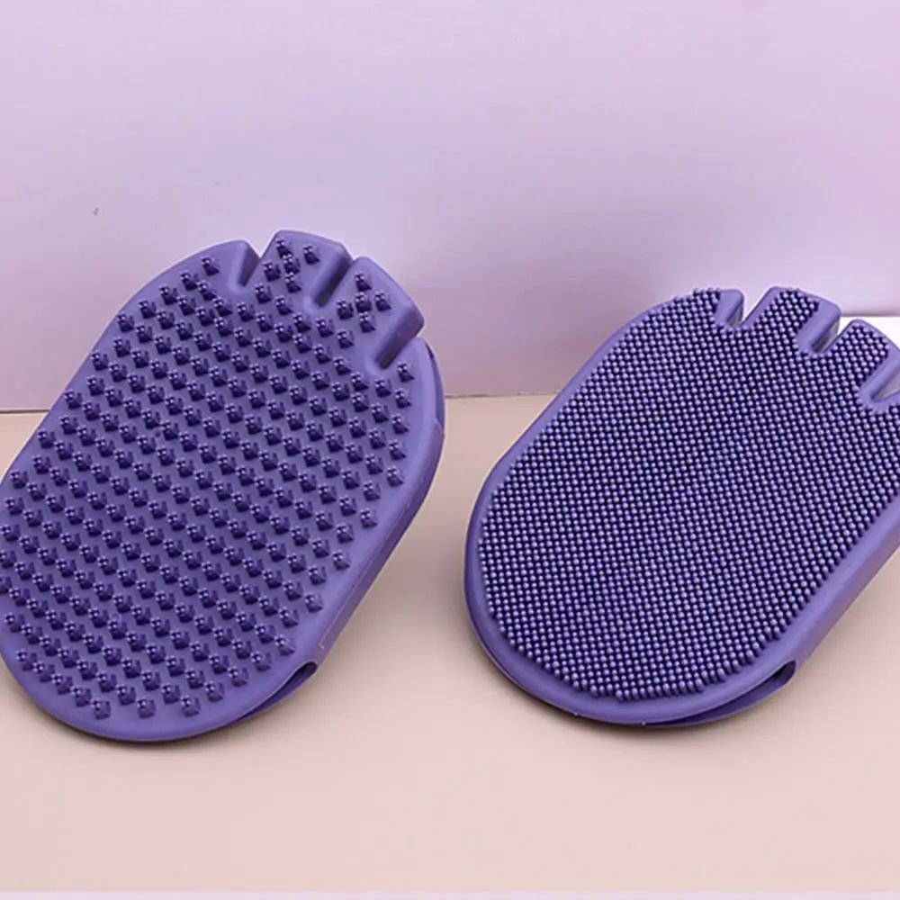 Pet Massage Shampoo Grooming Brush Soft Bristle Cleaning Tool