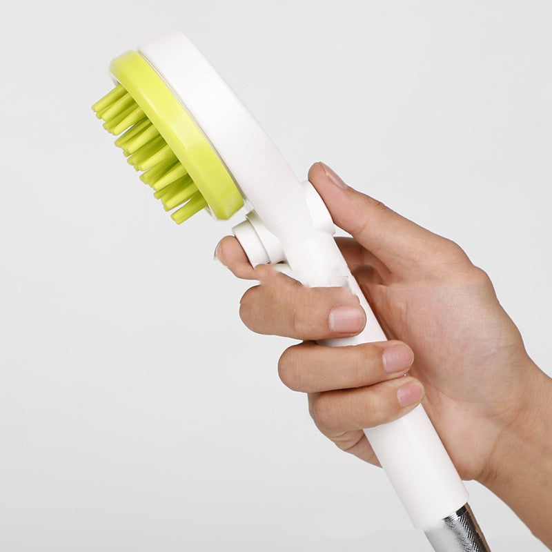 Pet Bath Massage Shower Grooming Comb Brush Cleaning Tool