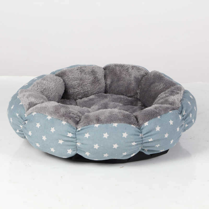 Pet Calming Donut Round Bed Fluffy Comfortable Sleeping Mat