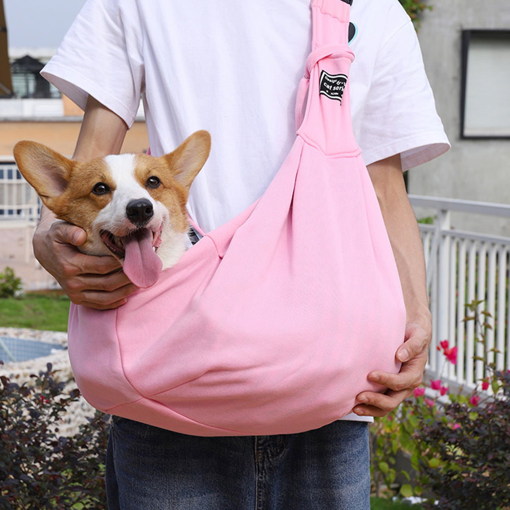 Portable Cotton Pet Travel Carrier Shoulder Sling Comfort Bag